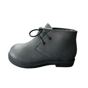 Toddler Boots‎ Ankle Booties Lace Up Dress Shoes Girls or Boys Black